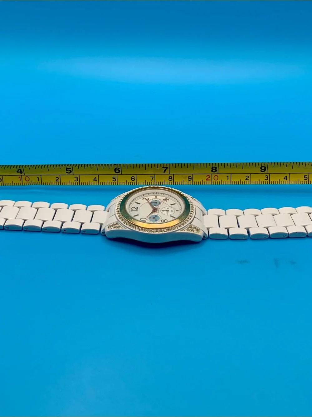 TARGET Women’s Quartz Bracelet Wristwatch Crystals Faux Subdials Works New Batt
